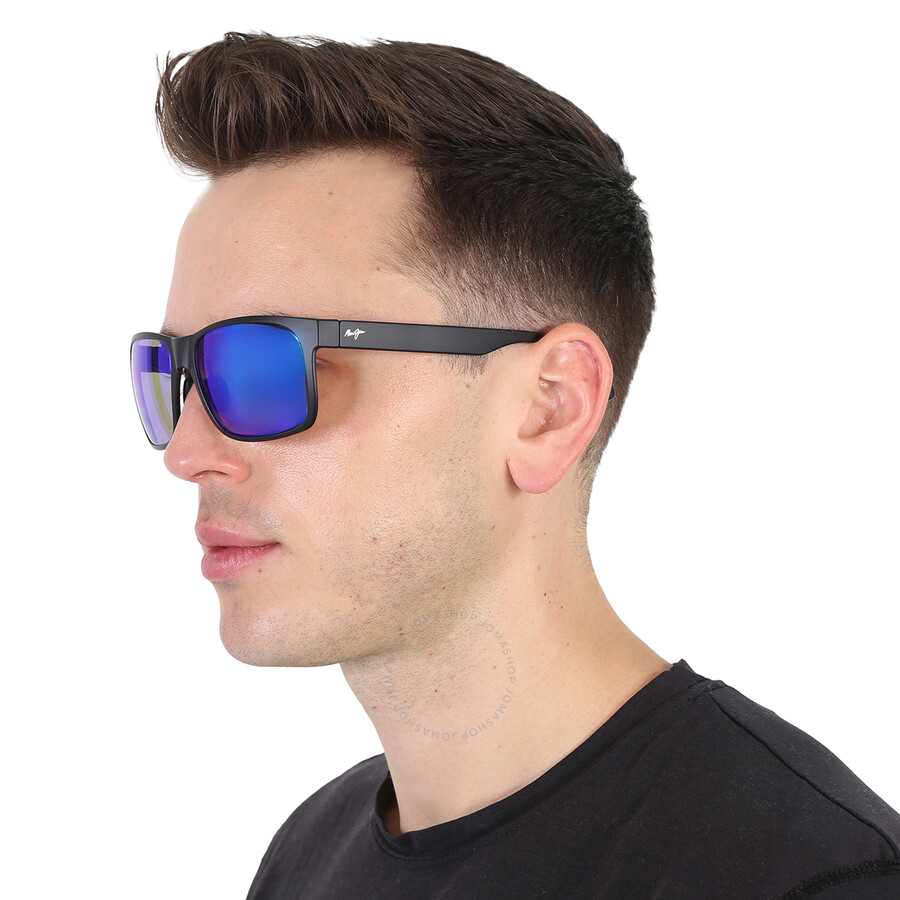 Maui Jim Unisex Sunglass Red Sands In Red / Black / Blue