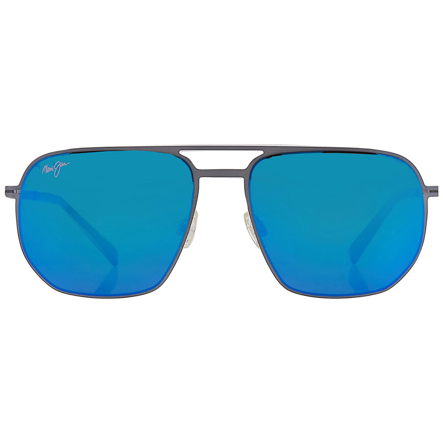 Maui Jim Sharks Cove Blue Hawaii Navigator Unisex Sunglasses B605