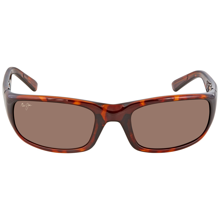 Maui Jim Stingray Hcl Bronze Rectangular Unisex Sunglasses H103-10 55 In Bronze / Gray / Tortoise
