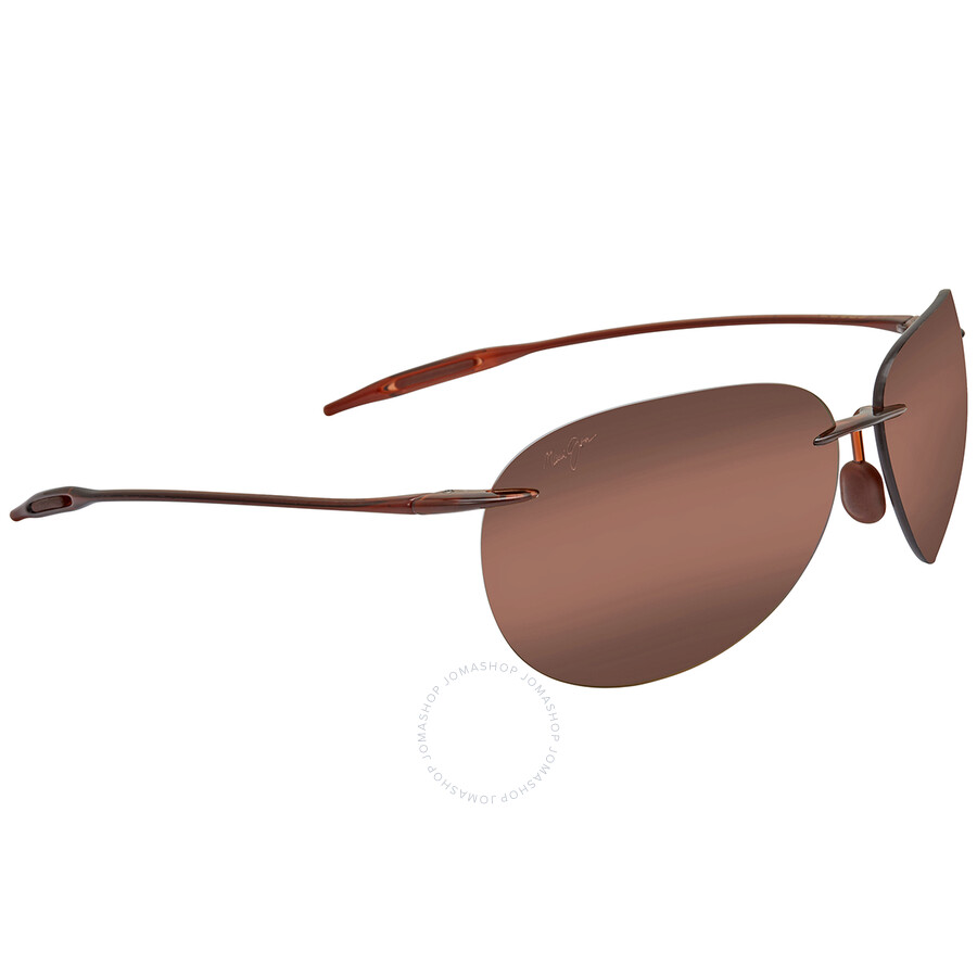 Shop Maui Jim Sugar Beach Hcl Bronze Oval Unisex Sunglasses H421-26 62