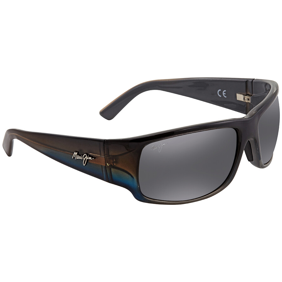 Maui Jim World Cup Neutral Grey Wrap Unisex Sunglasses 266-03f 64 In Grey