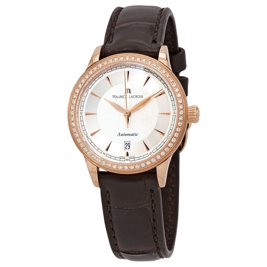 Maurice Lacroix Les Classiques 18kt Rose Gold Automatic Diamond