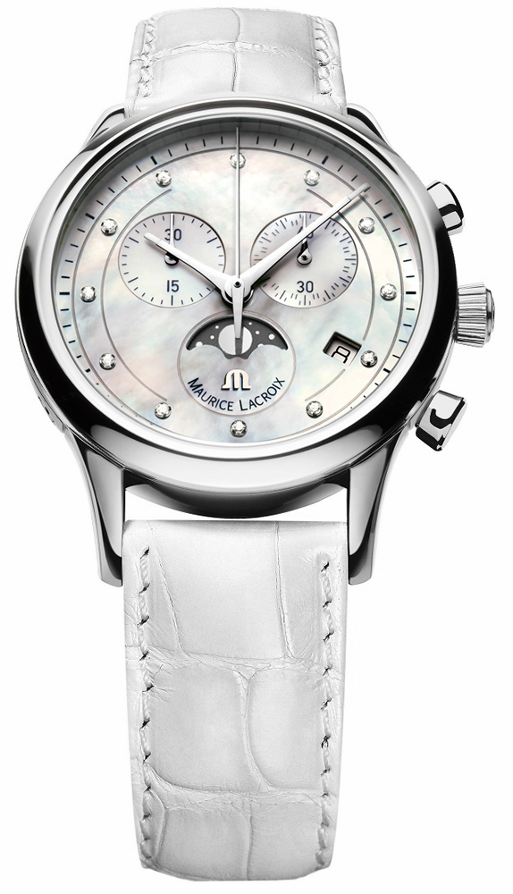 maurice lacroix les classiques chronograph phase de lune
