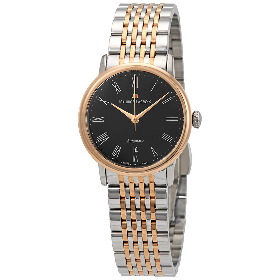 Maurice Lacroix Les Classiques Tradition Automatic Black Dial Ladies ...