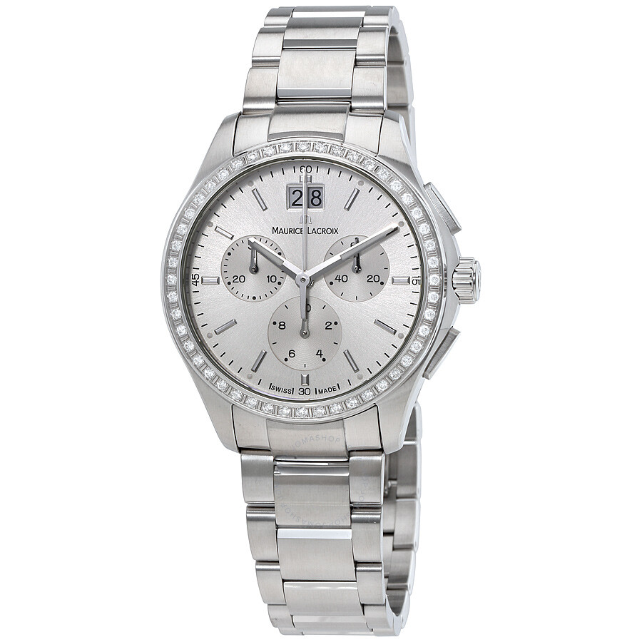 Maurice Lacroix Miros Diamond Chronograph Ladies Watch MI1057-SD502-130 ...