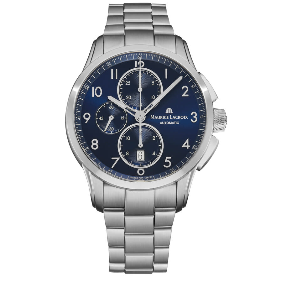 Maurice Lacroix Pontos Chronograph Automatic Blue Dial Men's Watch