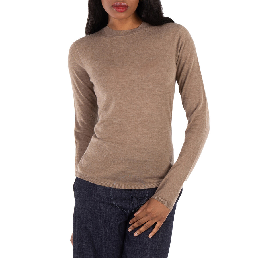 Max Mara Afelio Lightweight Cashmere Jumper In Brown