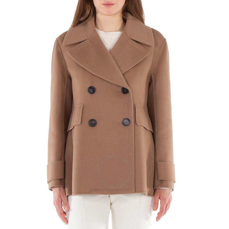 ☆’S Max Mara☆直営店買付☆上品Double Face Short Coat/CLOE Max Mara Cloe Wool Double-Breasted Jacket, Brand Size 42