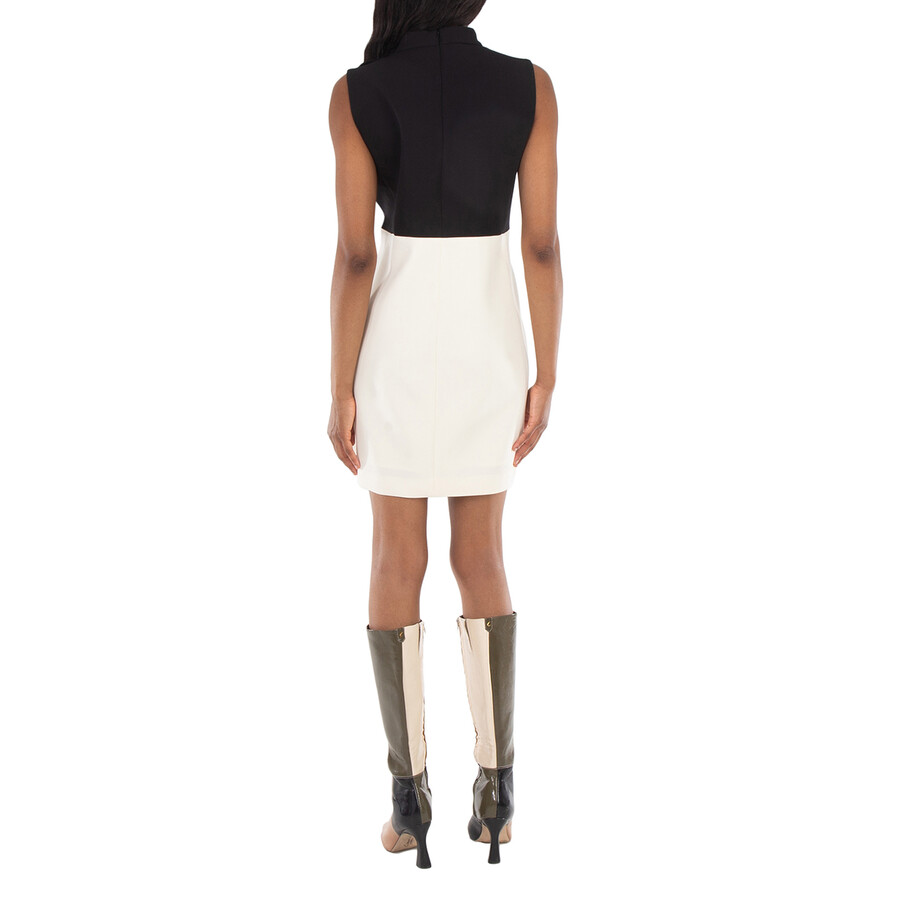 Fauno Colourblock Wool Dress, Brand Size 44 ( US Size 10 )