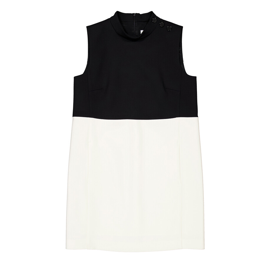 Fauno Colourblock Wool Dress, Brand Size 44 ( US Size 10 )