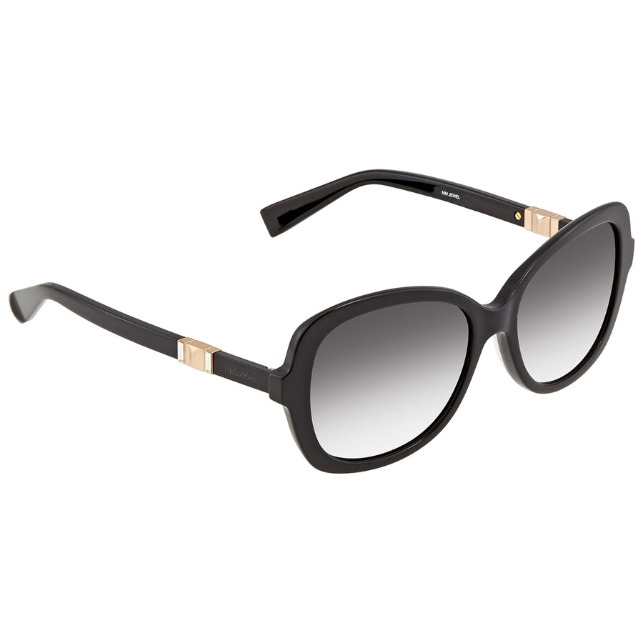 Max Mara Gray Gradient Butterfly Ladies Sunglasses MM JEWEL 006K