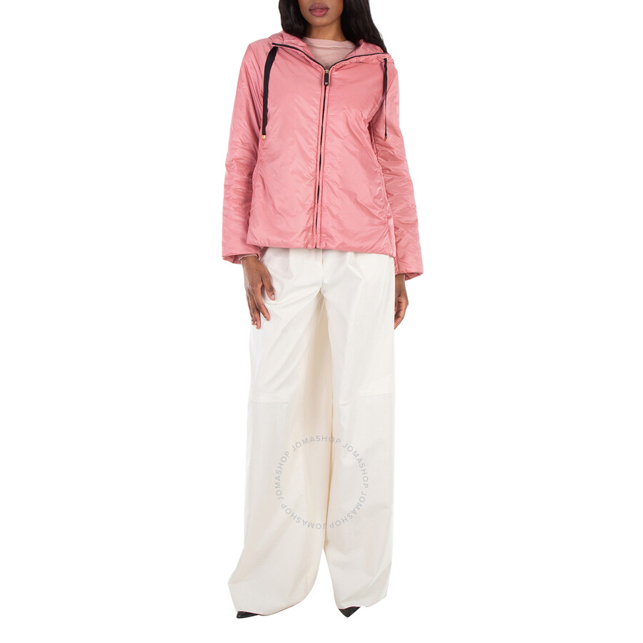 Max Mara Greenh Insulated Hooded Jacket In Pink