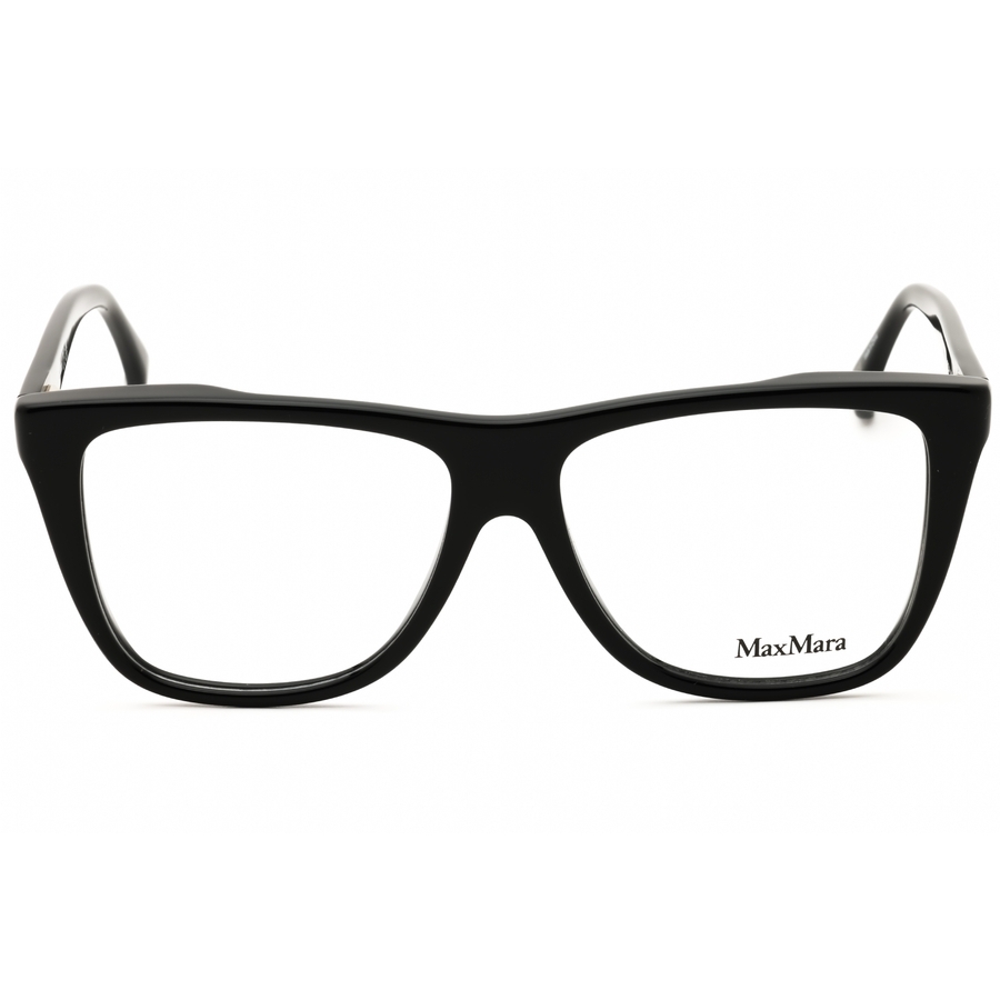 Max Mara Ladies Black Rectangular Eyeglass Frames Mm5096