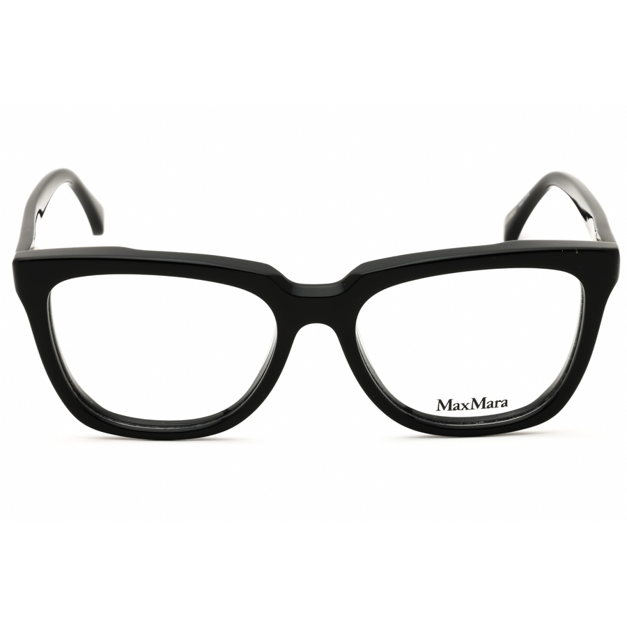 Max Mara Ladies Black Rectangular Eyeglass Frames Mm5115