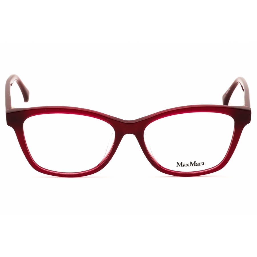 Max Mara Ladies Red Rectangular Eyeglass Frames Mm5032f