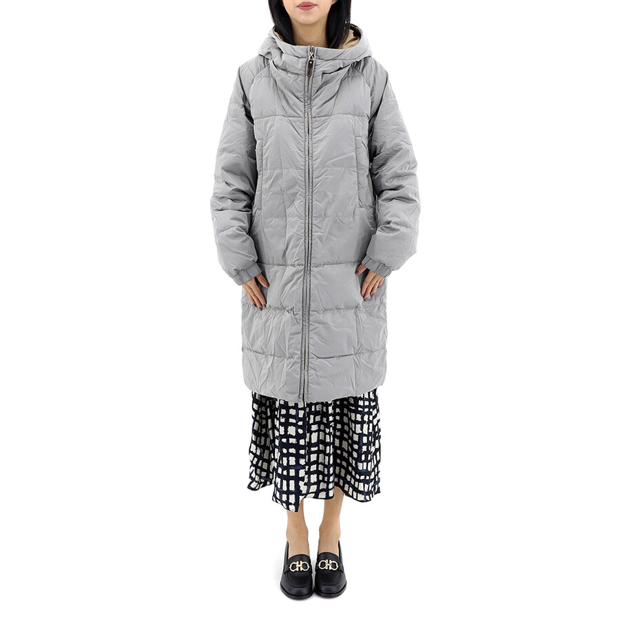 Ladies Sportl Quilted Down Coat