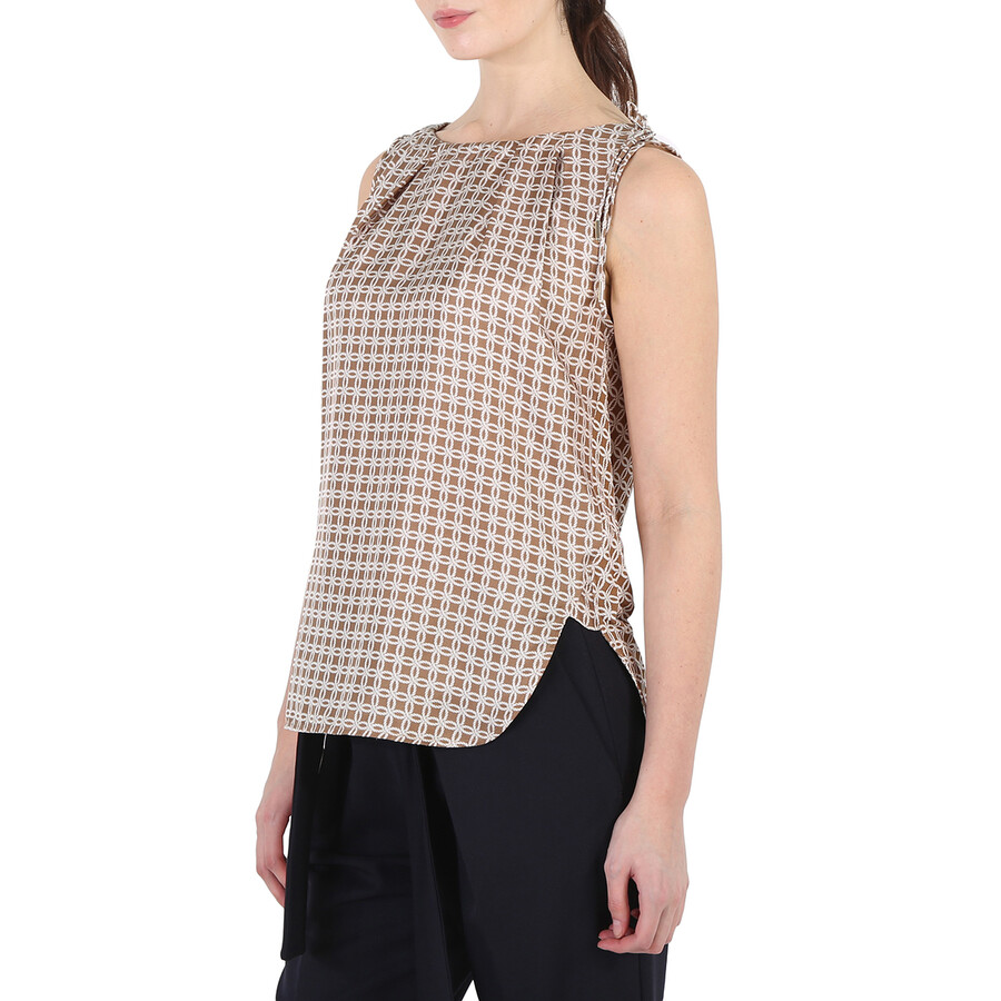 Max Mara Ladies Zac Printed Sleeveless Top