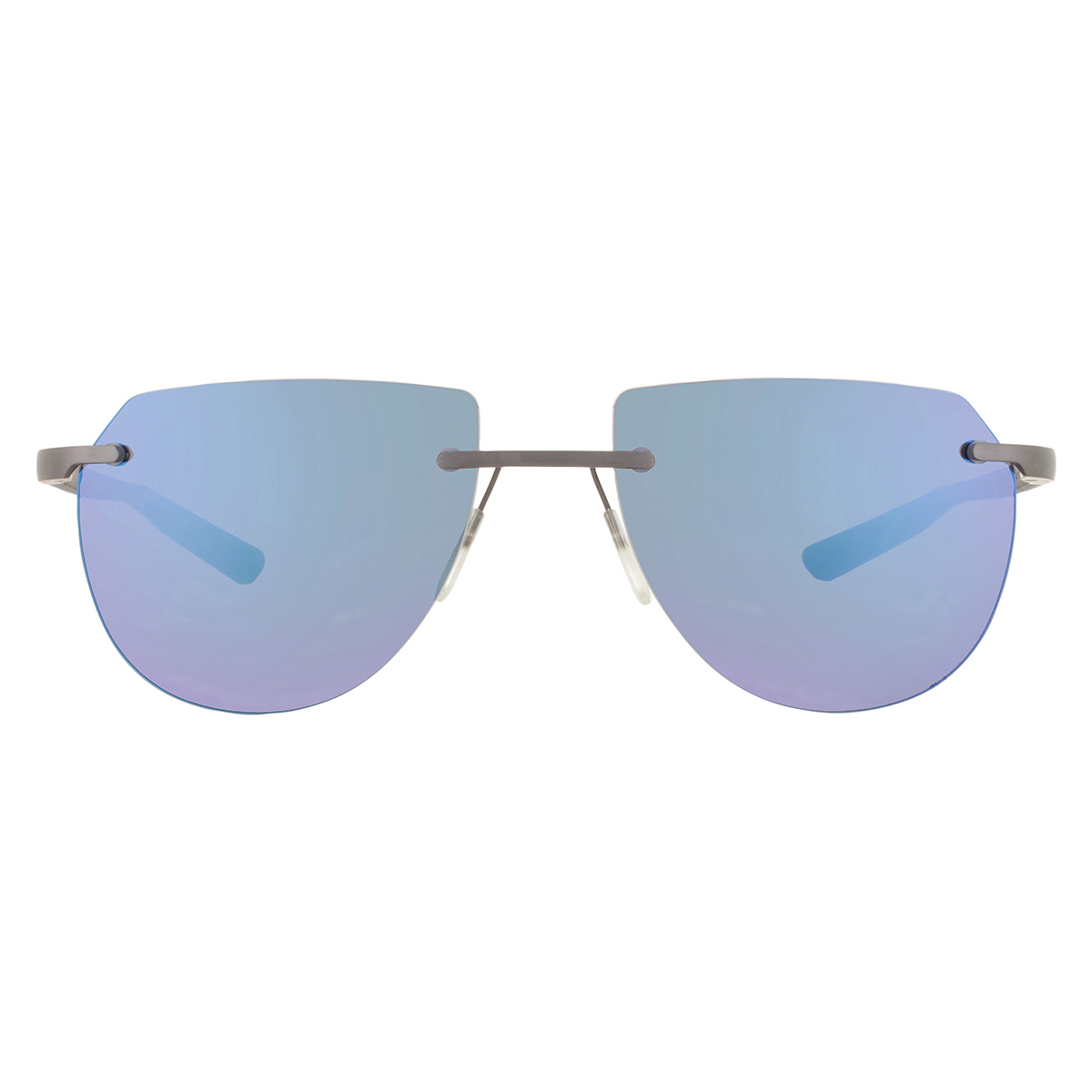 McLaren Blue Mirror Irregular Unisex Sunglasses MLMS-85S01 C04 57