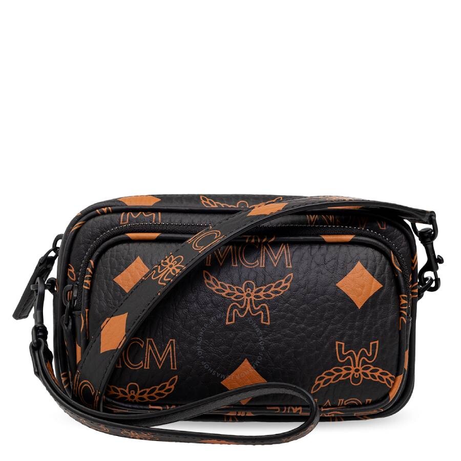 Mcm Arem Mini Crossbody Bag In Black