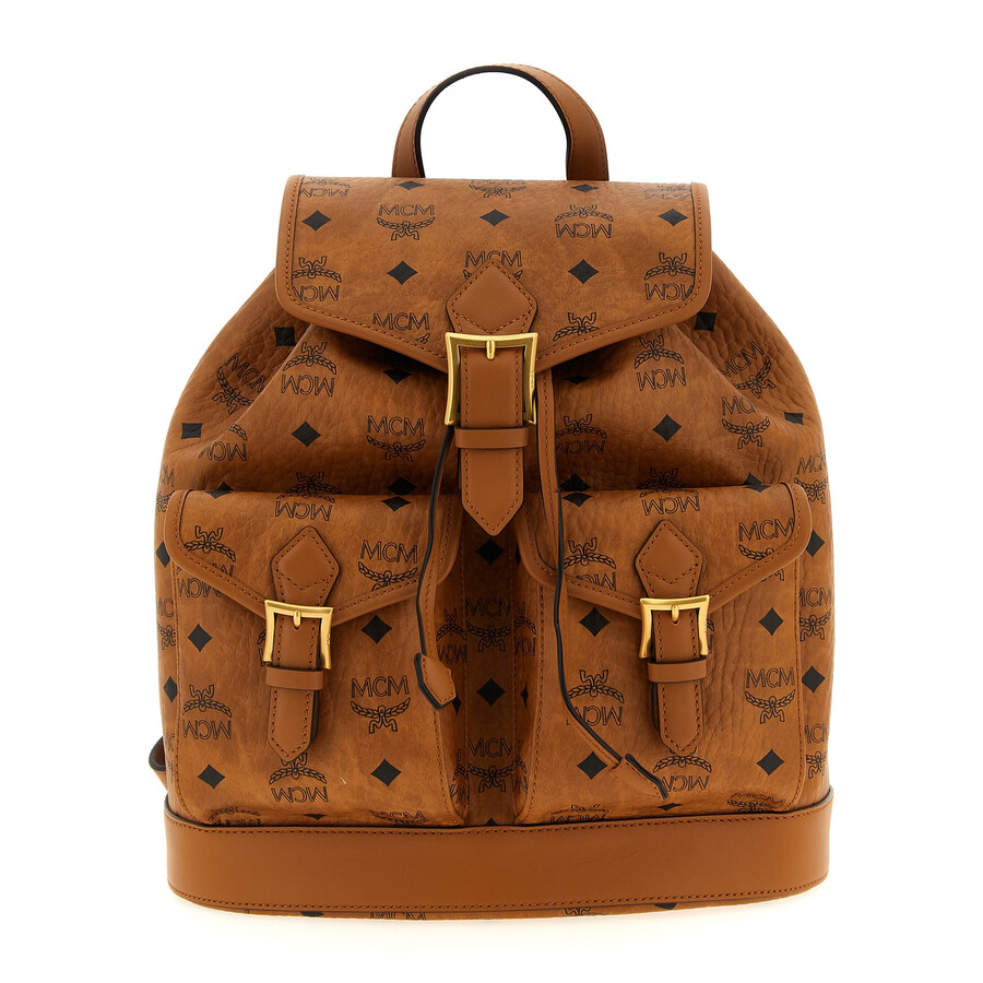 Mcm Aren Backpack In Brown