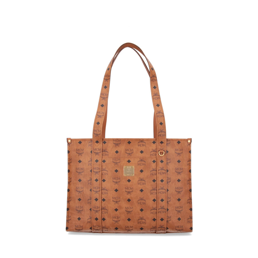 Mcm Aren Large Tote Bag In Brown