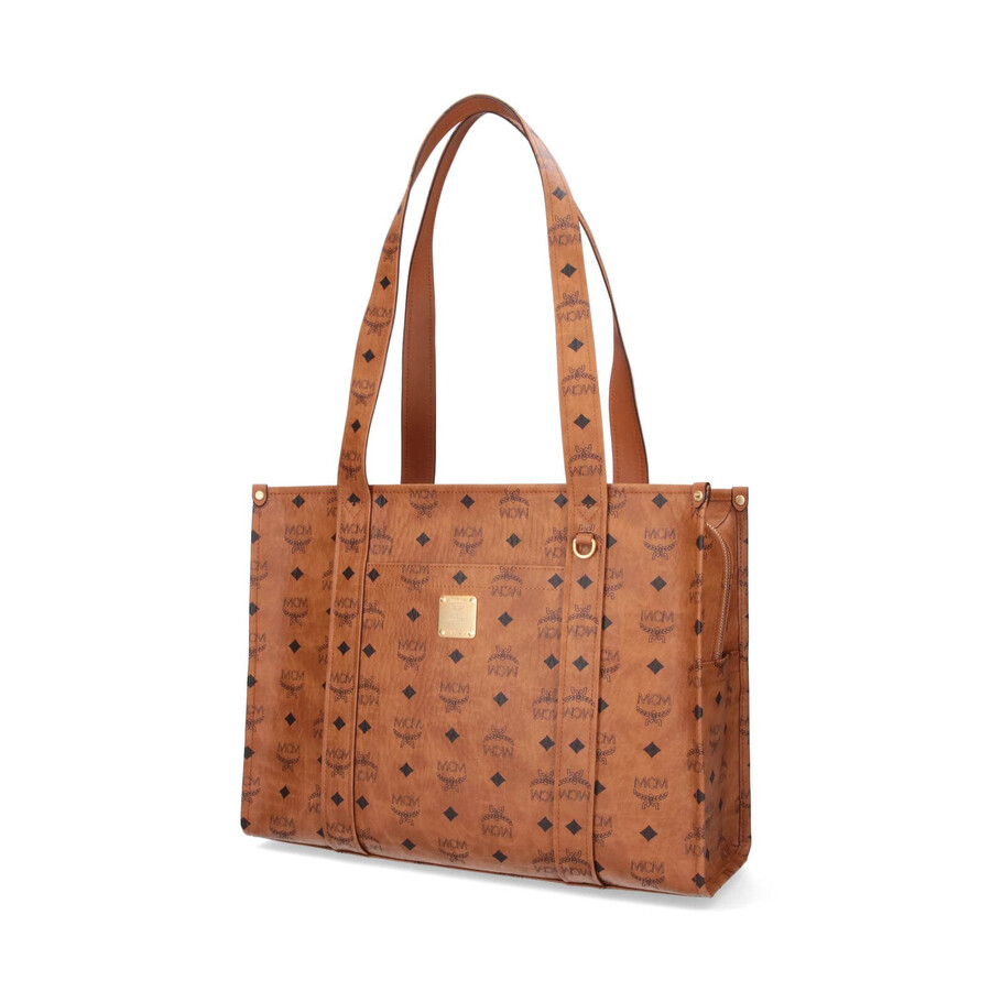 Mcm Aren Large Tote Bag In Brown
