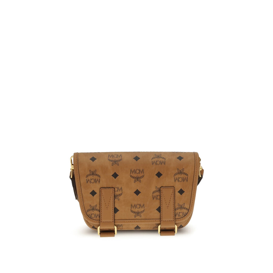 Mcm Aren Mini Shoulder Bag In Brown