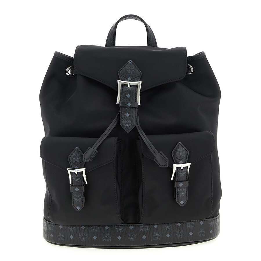 Mcm Aren Small Backpack In Black