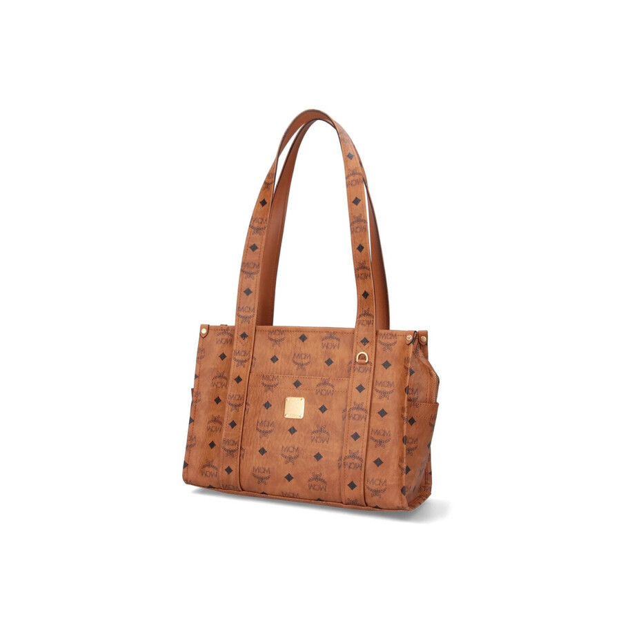 Mcm Aren Tote Bag In Brown