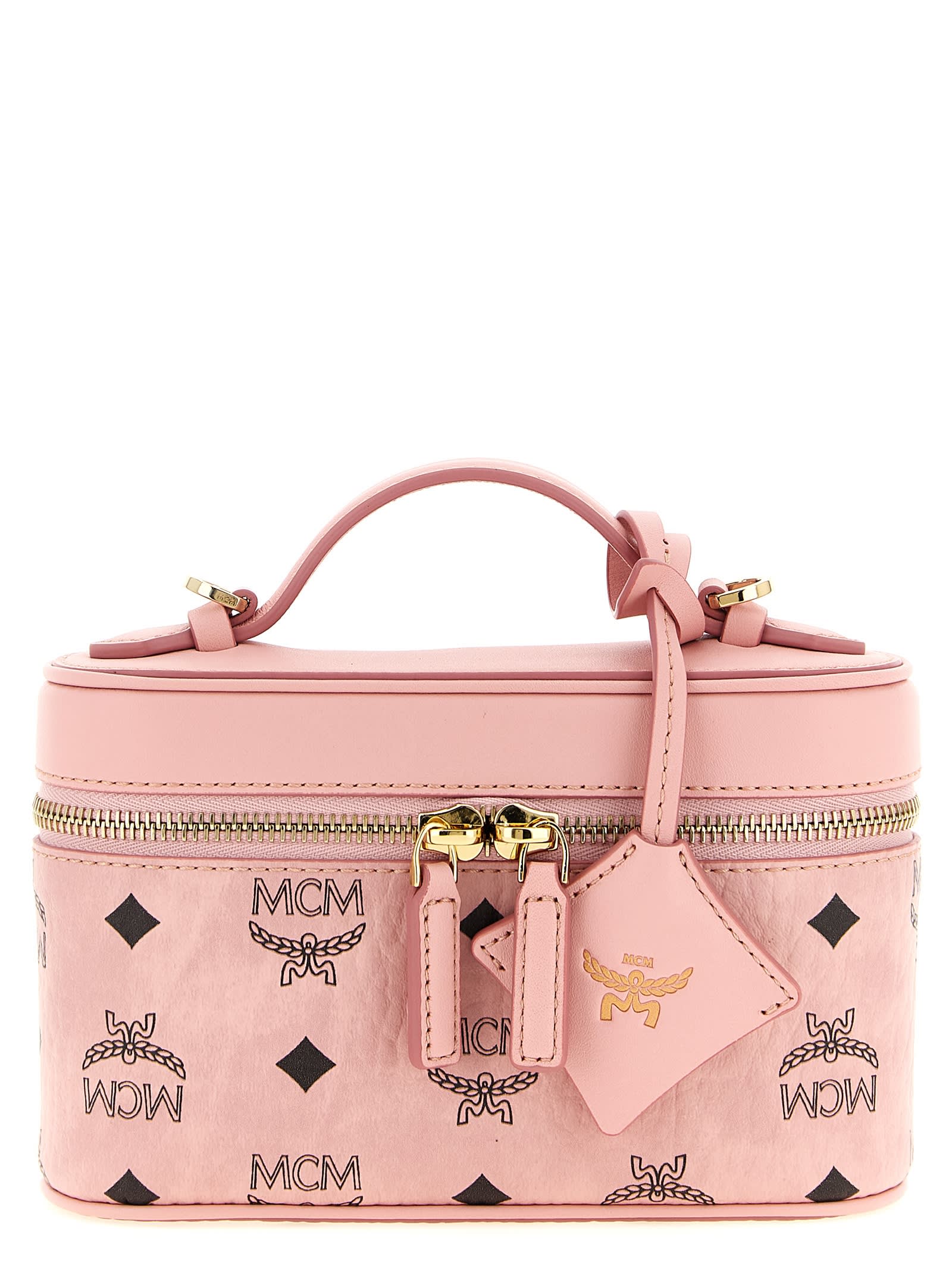 MCM Aren Vanity Case Handbag MWRGSTA02PZ 8800259817884 - Handbags