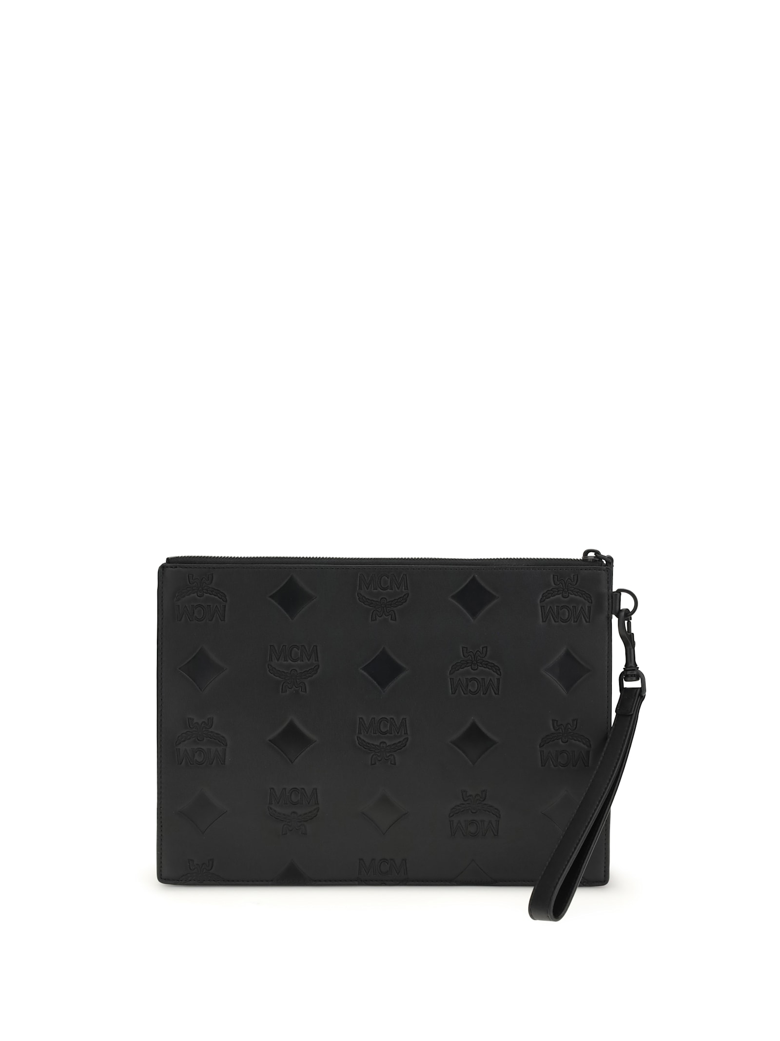 MCM Aren Wristlet Pouch MXZFATA13_BK 8800259804280 - Handbags