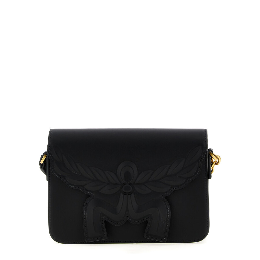 Mcm Himmel Crossbody Bag In Black