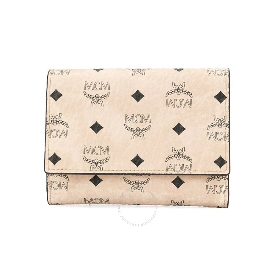 Mcm Ladies TriFold Visetos Original Wallet MYS8SVI83IG 7630015160340 Handbags, MCM