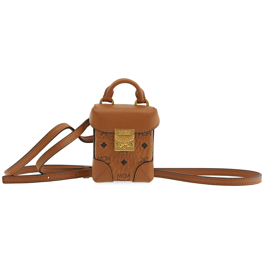 Mcm Ladies Visetos Original Flap Mini Bag Charm MCM Handbags