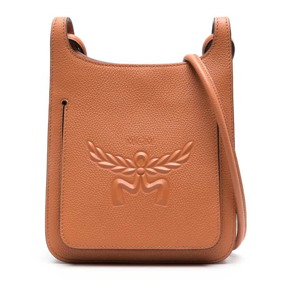 ショルダーバッグ・ポシェット MCM LEATHER HIMMEL HOBO BAG WITH EMBOSSED LOGO Mini Himmel Hobo in Embossed Logo Leather Blue | MCM ®SG
