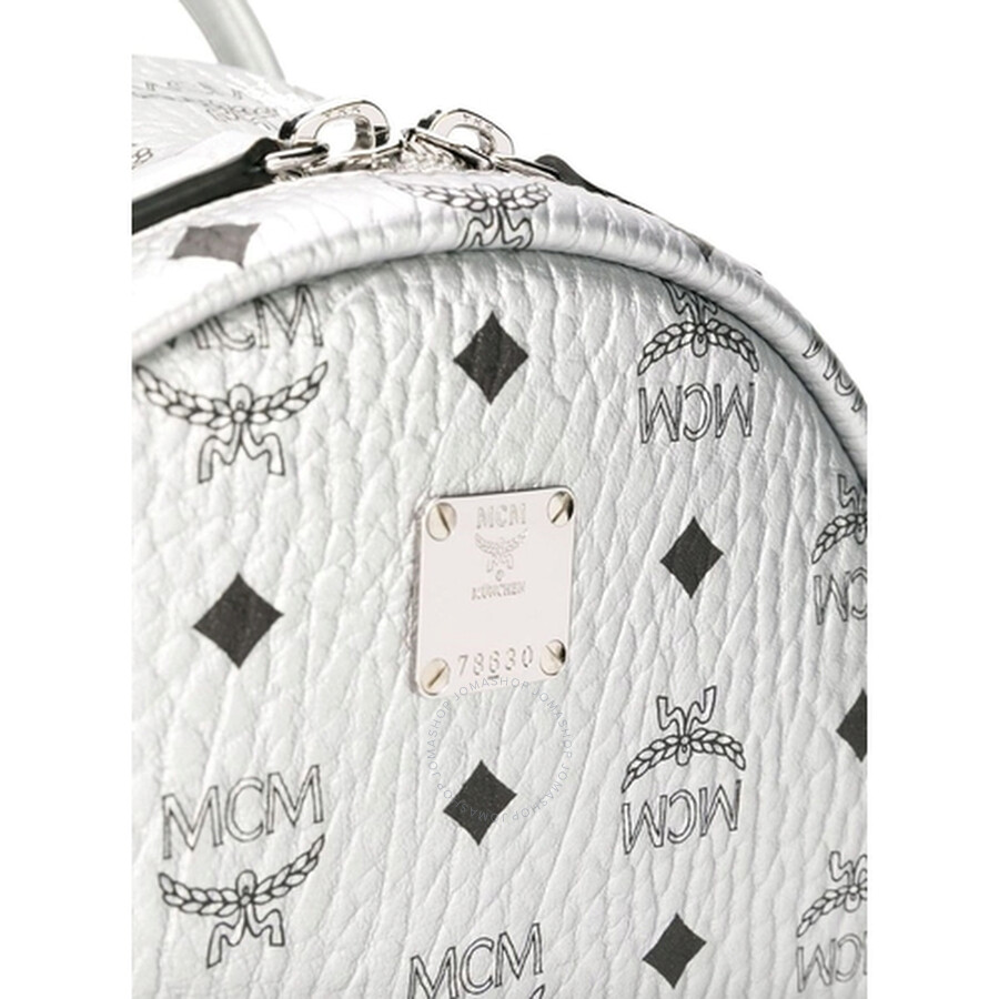 Mcm Silver Small Backpack MMK9SVE43SB001 MCM Handbags