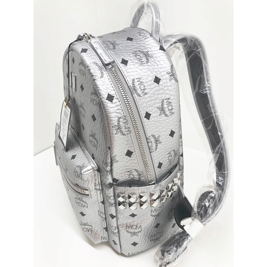 Mcm Silver Small Backpack MMK9SVE43SB001 MCM Handbags