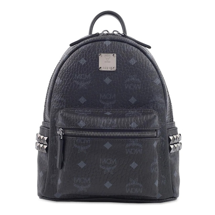 black mcm backpack