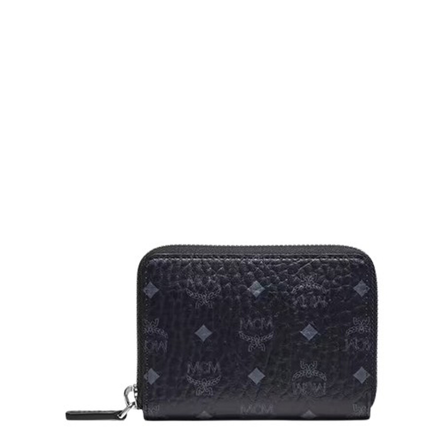 MCM Zip Wallet In Visetos Original MYLAAVI03BK 8809675901481