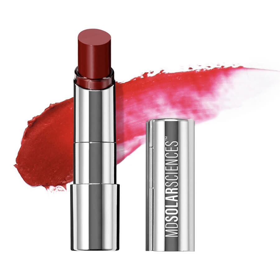 Md Solar Sciences Hydrating Sheer Lip Balm Spf 30 0.15 oz Ruby Skin Care 850002476057 In Red