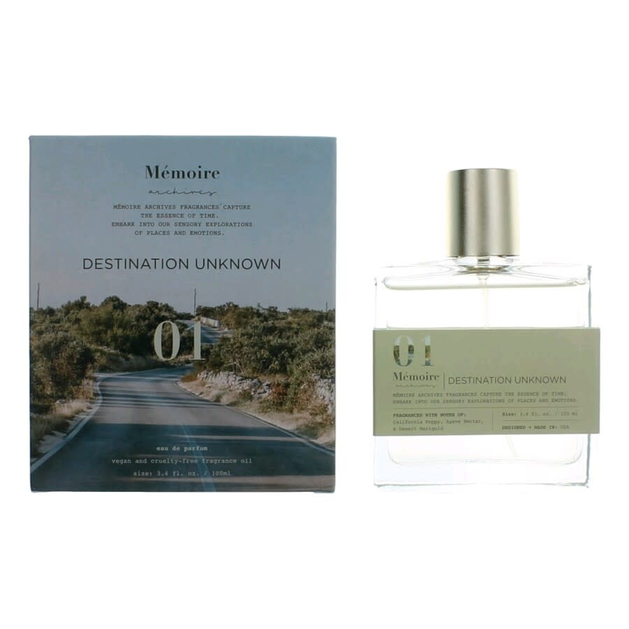 Destination Unknown by Memoire Archives, 3.4 oz Eau De Parfum Spray for Unisex main image 0