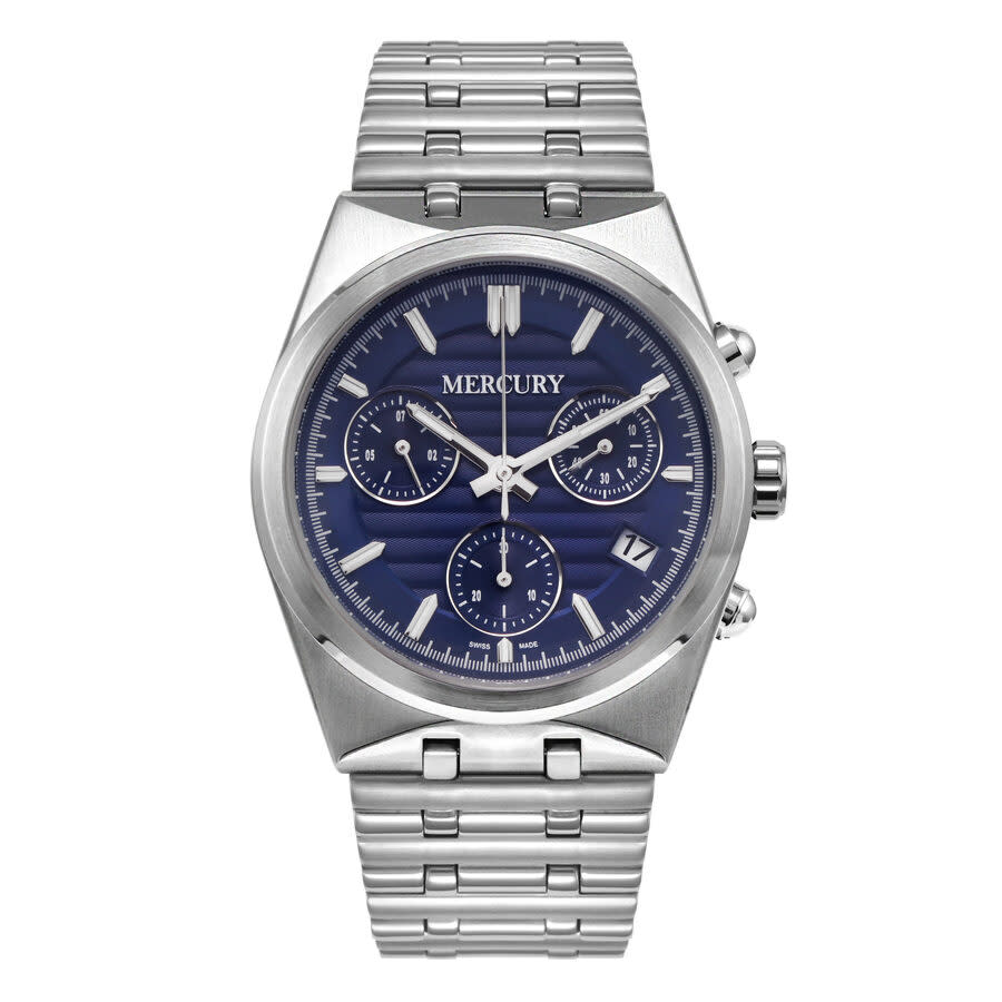 Mercury 492 Collection Blue Dial Men's Watch MEC492-SS-9