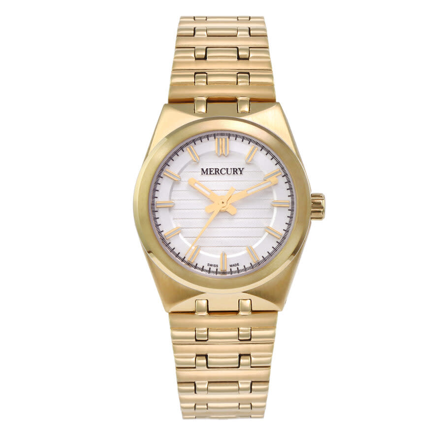 Mercury 492 Collection White Dial Ladies Watch MEL492-GG-1