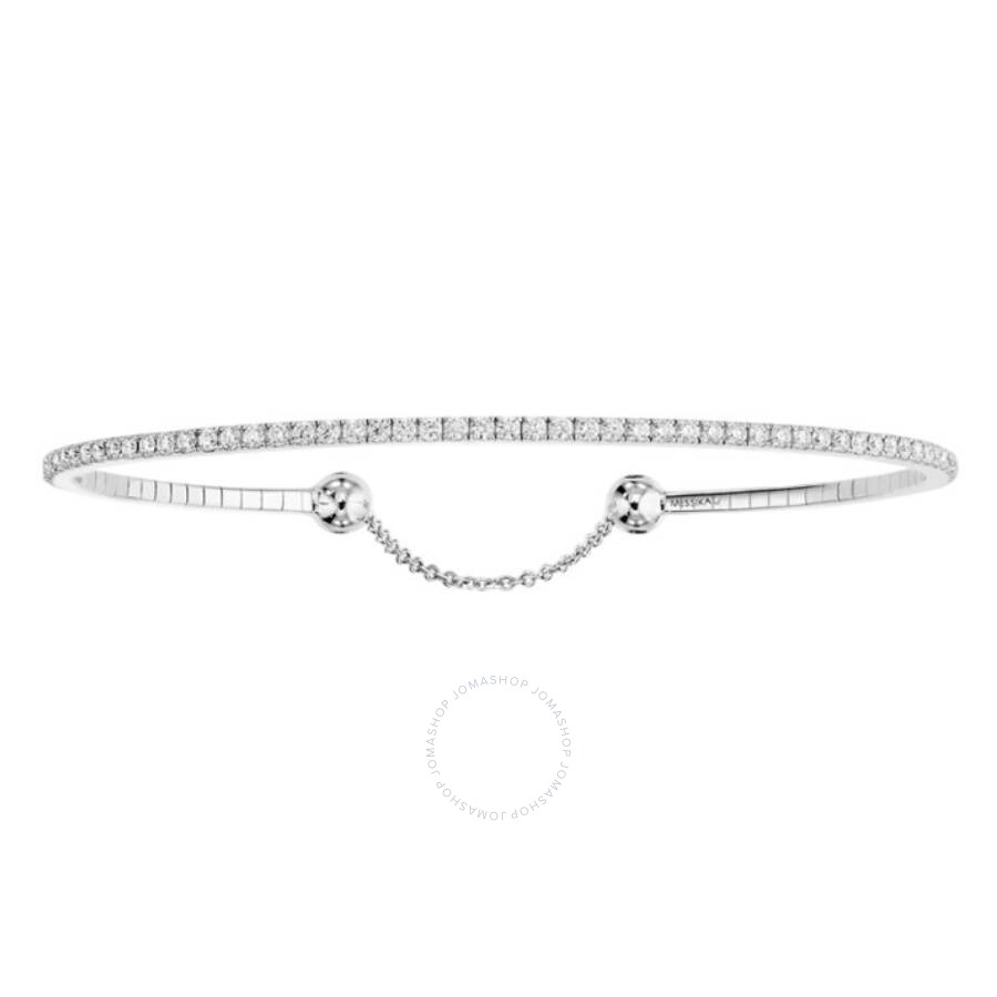 Messika 18k White Gold Skinny Diamond Bracelet