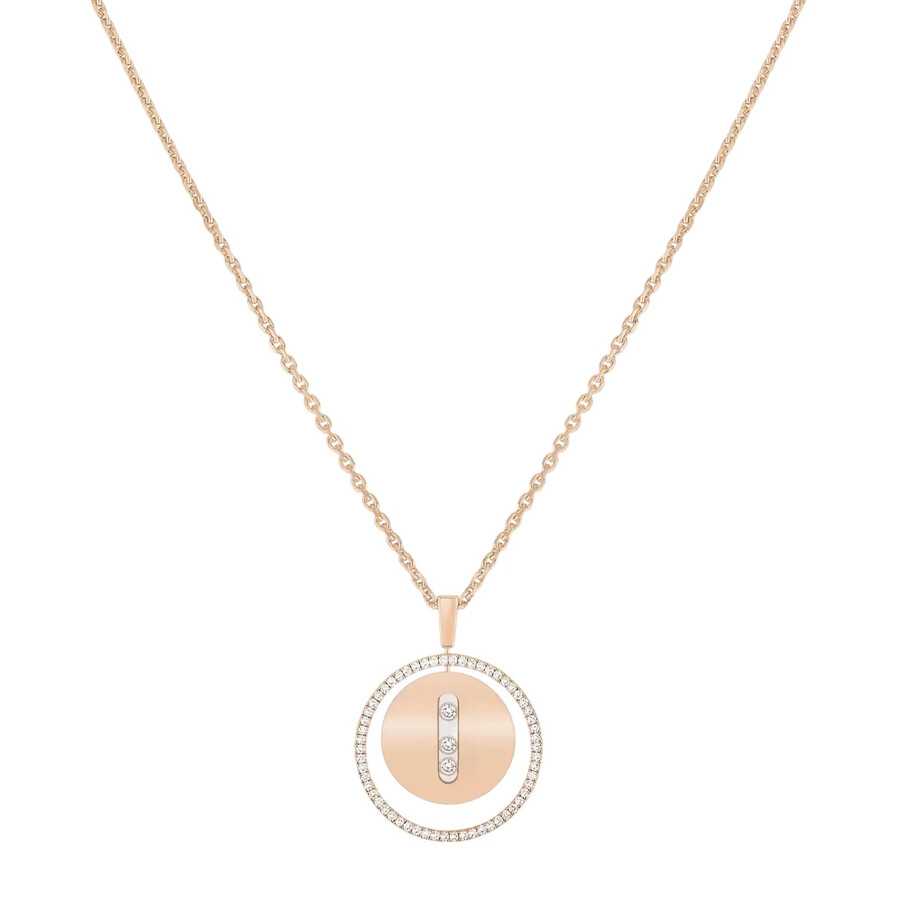 Messika Lucky Move 18k Rose Gold Diamond Necklace