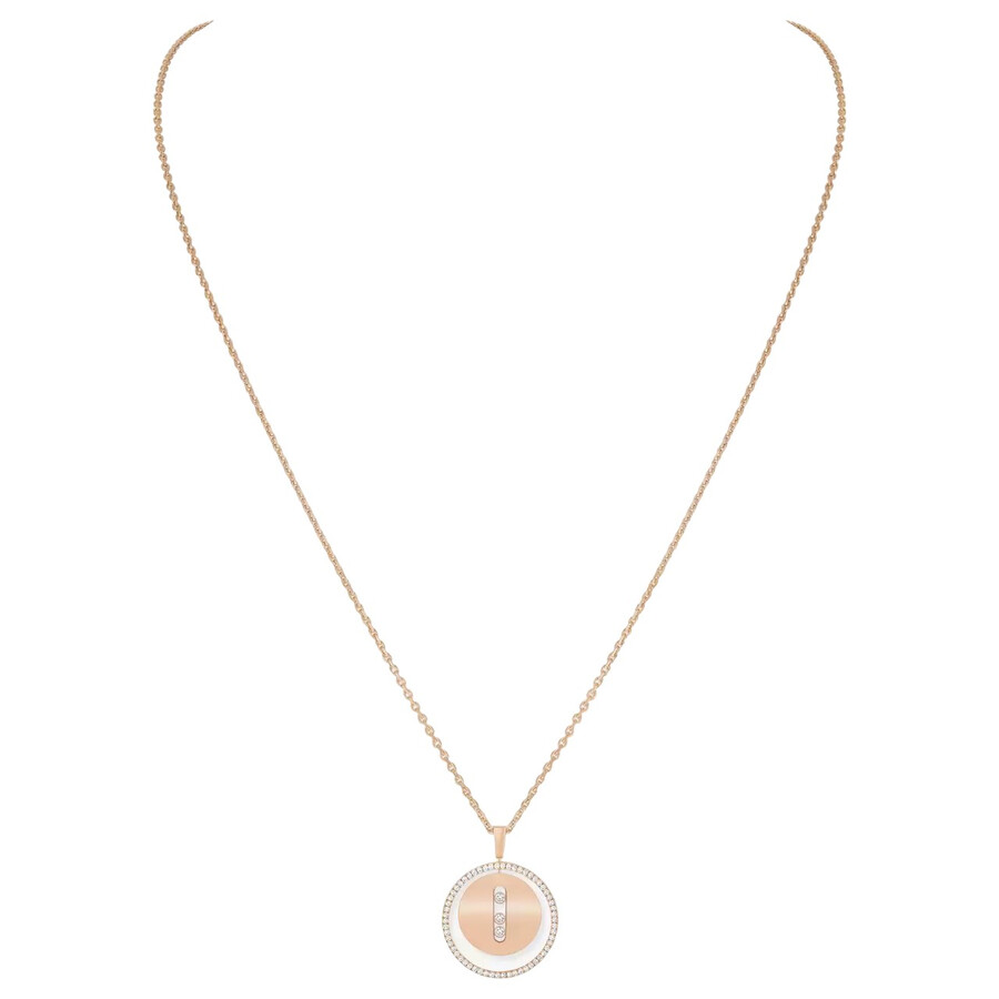 Messika Lucky Move 18k Rose Gold Diamond Necklace