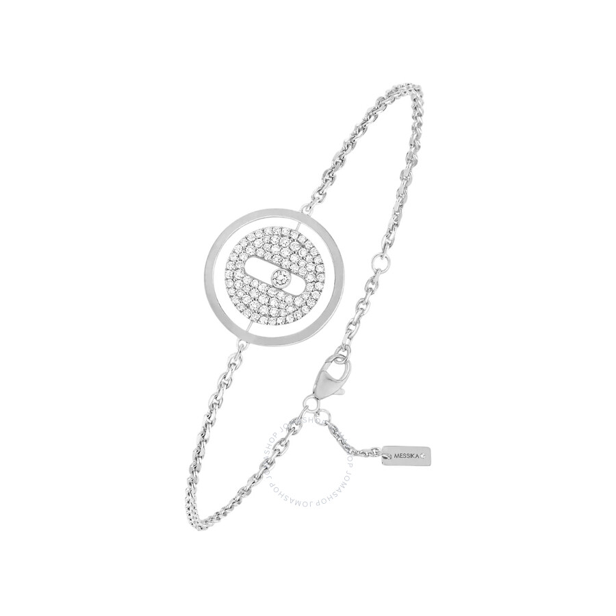 Messika White Gold And Diamond Lucky Move Bracelet