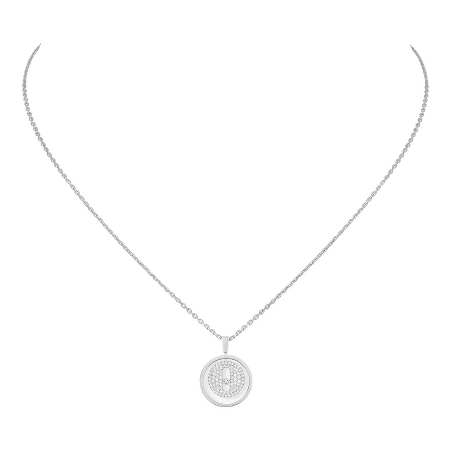 Messika Lucky Move 18k White Gold Diamond Necklace