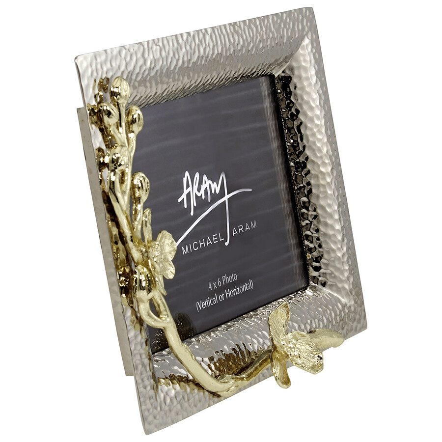 Michael Aram Golden Orchid 4x6 Frame Crystals & Figurines Gifts and