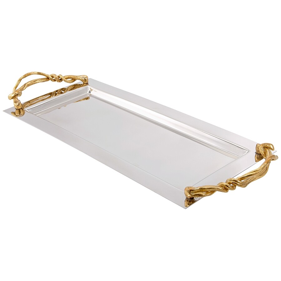 Michael Aram Wisteria Gold Vanity Tray 123304 Michael Aram Barware